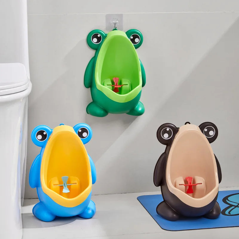 Froggy Fun Wall-Mounted Toddler Urinal – Potty Training Made Easy