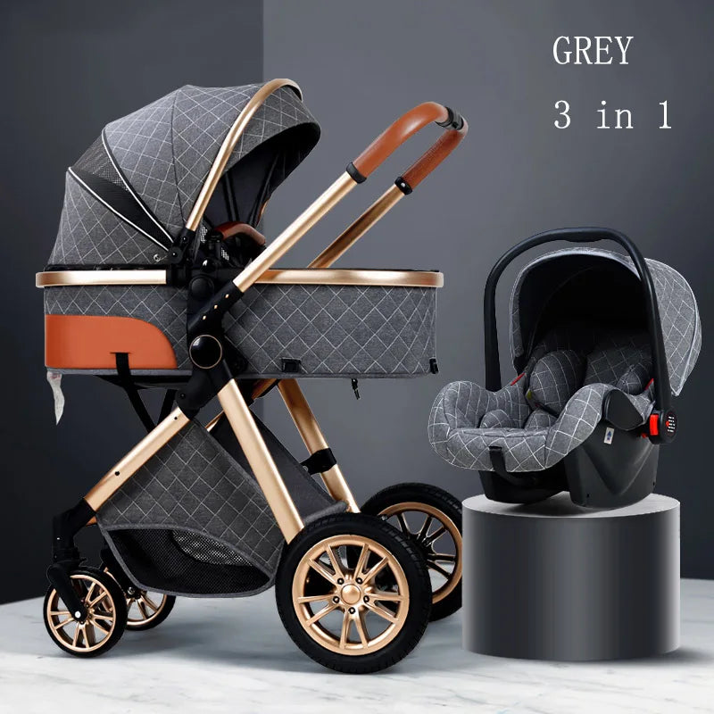 MamáGo 3-in-1 Baby Stroller – Convertible Pushchair, Car Seat & Baby Carrier