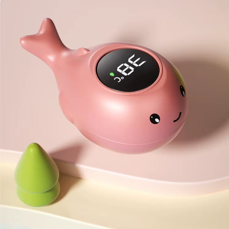 FloatEase Baby Bath Thermometer – LED Digital Temperature Monitor for Safe & Fun Bath Time