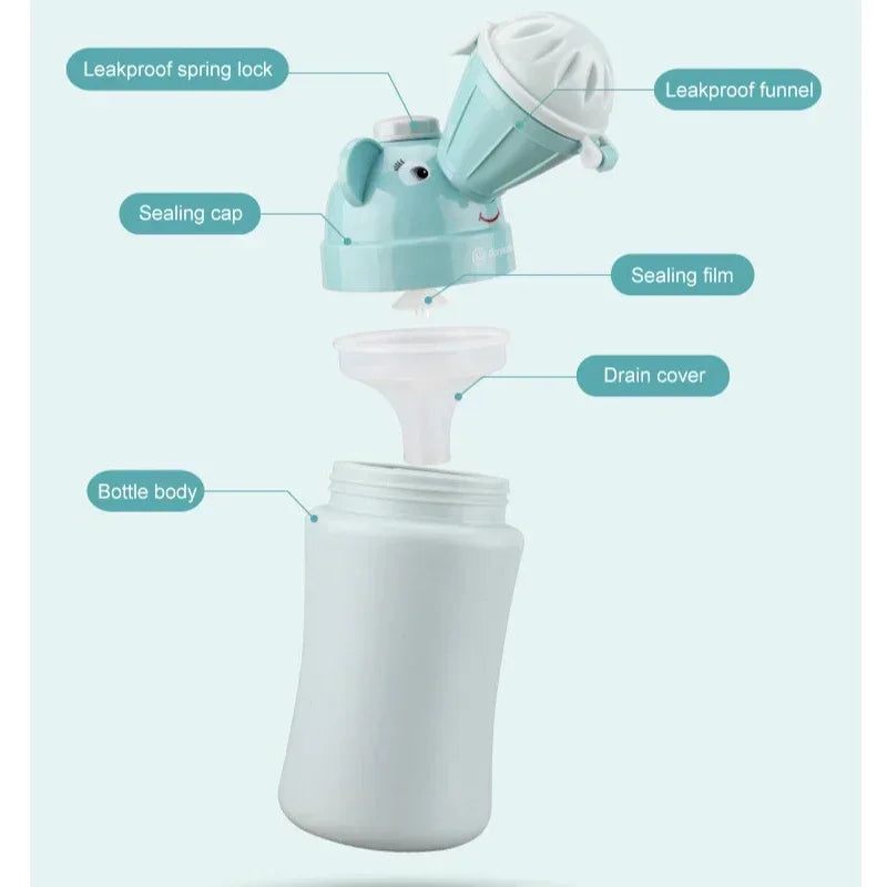 Portable Travel Potty – Leak-Proof & Convenient for Kids On-the-Go