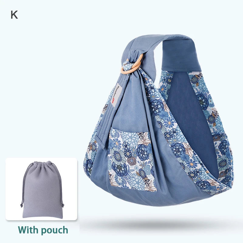 Mamasling Baby Wrap Carrier – Dual-Use Sling & Nursing Cover for Newborns (0-36M)