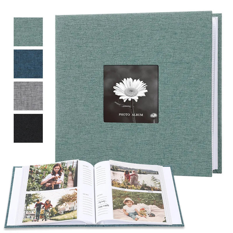 Timeless Linen Cover Photo Album – Memory Book for 200/300 Photos