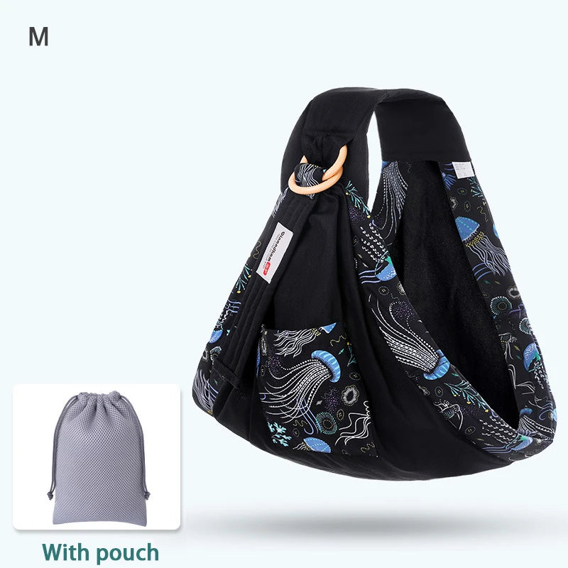 Mamasling Baby Wrap Carrier – Dual-Use Sling & Nursing Cover for Newborns (0-36M)