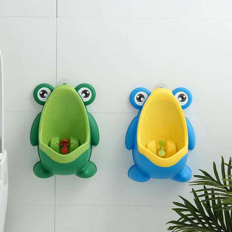 Froggy Fun Wall-Mounted Toddler Urinal – Potty Training Made Easy