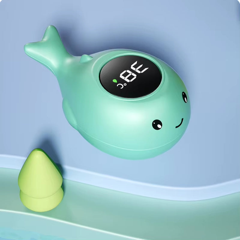 FloatEase Baby Bath Thermometer – LED Digital Temperature Monitor for Safe & Fun Bath Time