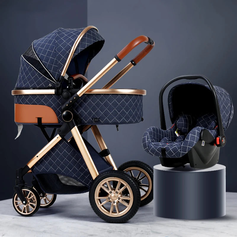 MamáGo 3-in-1 Baby Stroller – Convertible Pushchair, Car Seat & Baby Carrier