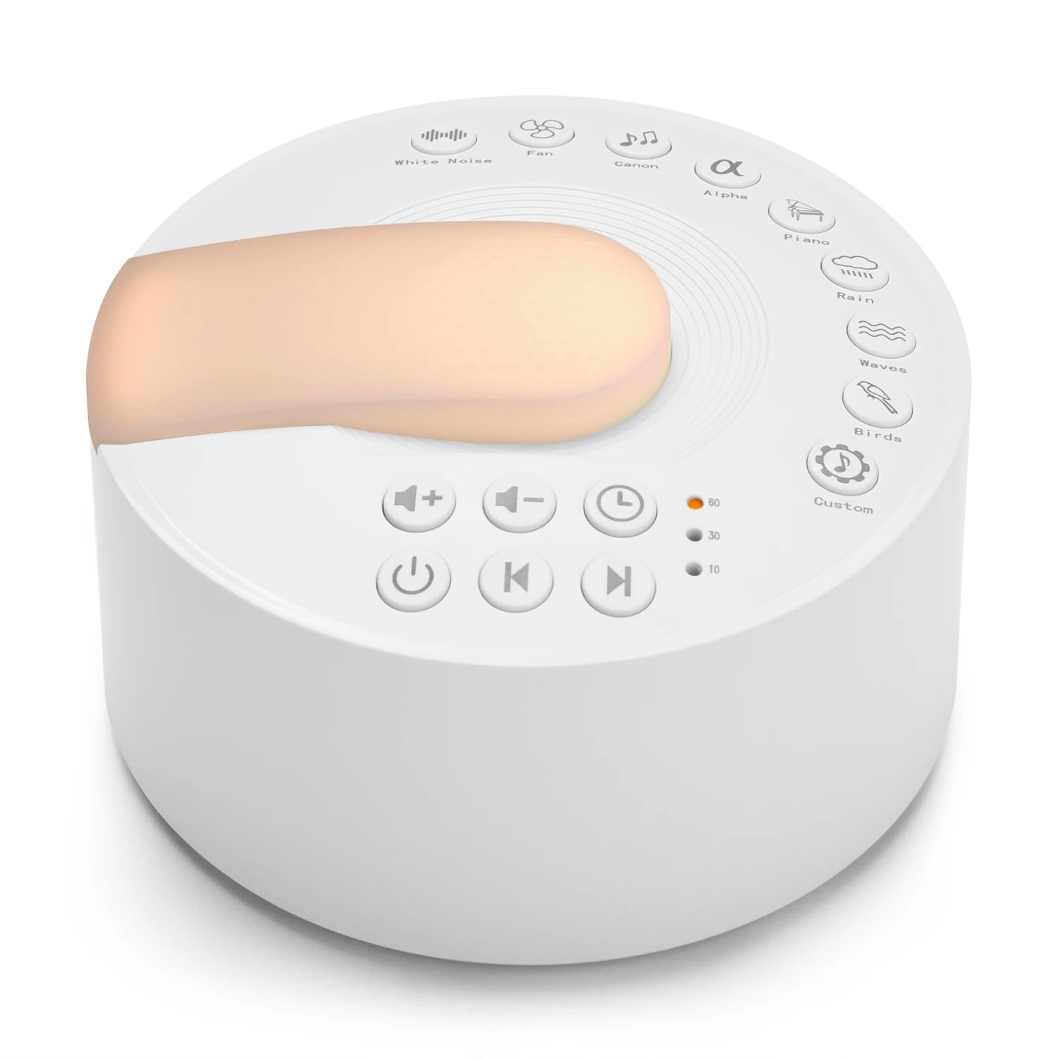 Rechargeable White Noise Machine – Sleep Sound Machine for Babies, Adults & Travel