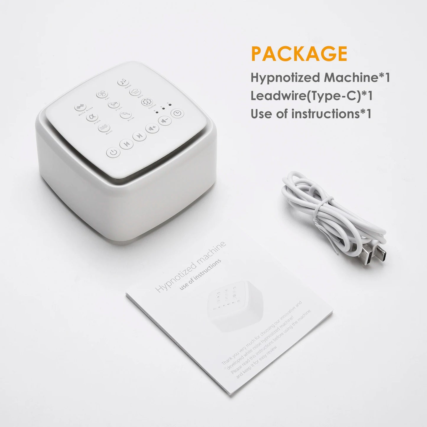 Rechargeable White Noise Machine – Sleep Sound Machine for Babies, Adults & Travel